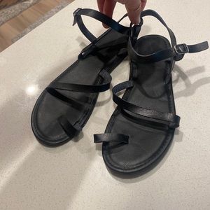 Black Strappy Sandals
